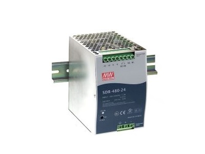 48V/10A DIN sínre illeszthető tápegység (SDR-480-48) - Mean Well