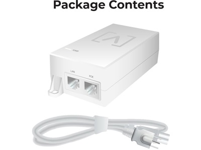 Alta Labs, 802.3at POE Injector, 110 - 220v AC Input, EU Power Cord