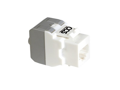 CCS Cat.5e UTP RJ45 keystone modul, fehér, PoE+