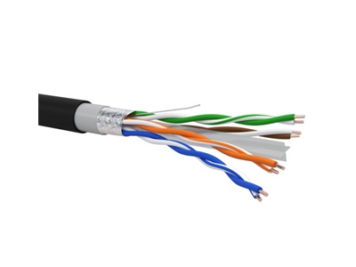 CCS Cat.6 F/UTP PVC+PE kültéri falikábel awg23 (500m/dob)