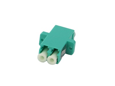 CCS optikai toldó LC-LC OM3 multi duplex, aqua, füllel