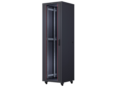 FORMRACK 16U Cosmoline 600x600 19" szabadon álló rack szekrény - RAL9005 fekete