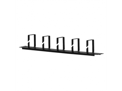 FORMRACK 1U 19" kábelrendező gyűrűs panel 5db fém gyűrűvel