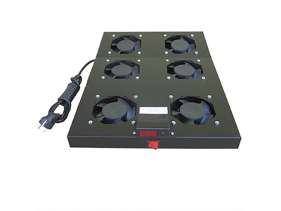 FORMRACK Ventilátor egység digitális termosztáttal, 6 ventilátor (1000 és 1200mm mély álló szekrényhez)