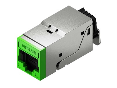 FibrainDATA HD RJ-45 modul, cat.5e STP porvédős (keystone átalakító nélkül)