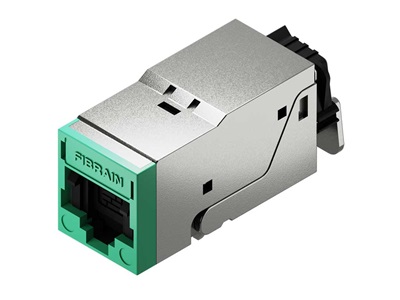 FibrainDATA HD RJ-45 modul, cat.6A STP porvédős (keystone átalakító nélkül)