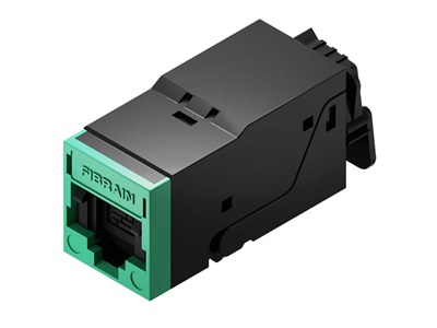 FibrainDATA HD RJ-45 modul, cat.6A UTP porvédős (keystone átalakító nélkül)