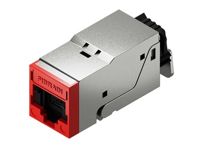 FibrainDATA HD RJ-45 modul, cat.6 STP porvédős (keystone átalakító nélkül)