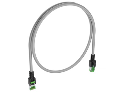 FibrainDATA U/FTP cat.5e patchkábel, LSOH, szürke 3,0m