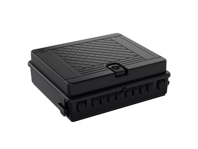 Fibrain, Optikai oszlopszerelvény OBP-S8, 36 kötésnek, adapter tartóval, 9db SC/APC SM SX toldóval, zárral