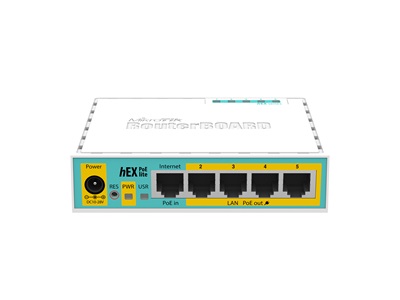 MikroTik, RouterBOARD 750UP r2 (hEX PoE lite)