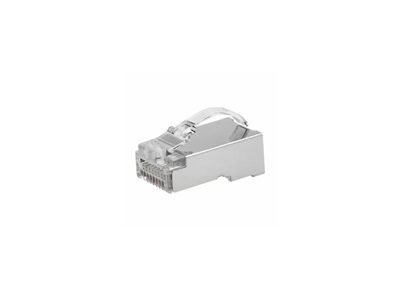 Modul dugó RJ45 Cat.6 STP patch/fali csatlakozó (1,,1mm) 50µ" EXW