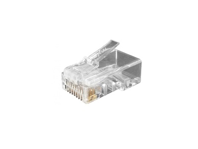 Modul dugó RJ45 Cat.6 UTP patch/fali csatlakozó (1,0mm) 50µ" EXW