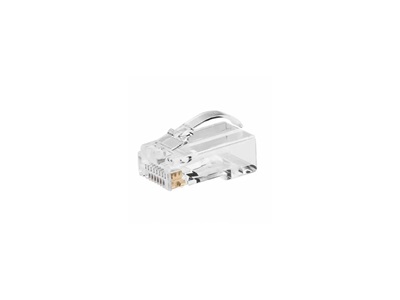 Modul dugó RJ45 Cat.6 UTP patch/fali csatlakozó (1,1mm) átmenő easyplug 50µ" EXW (17703)