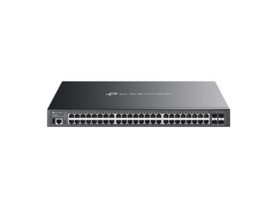 TP-Link, Omada 48-Port Gigabit Stackable Lite L3 Managed PoE++ Switch with 4× 10G Slots