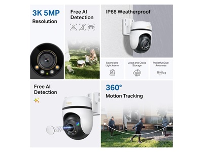 TP-Link, TAPO Outdoor Pan/Tilt 4G LTE Camera