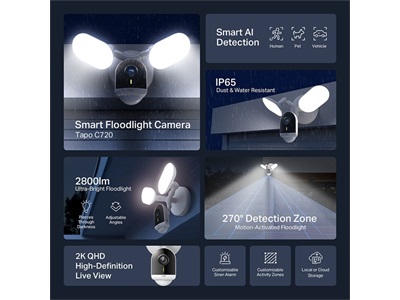 TP-Link, TAPO Smart Floodlight Camera