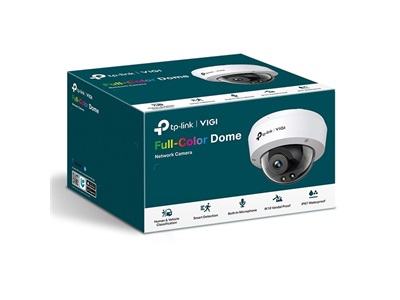 TP-Link, VIGI 4MP Full-Color Dome Network Camera (4MM)