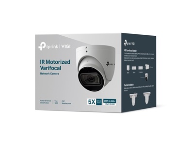 TP-Link, VIGI 4MP IR Motorized Varifocal Turret Network Camera