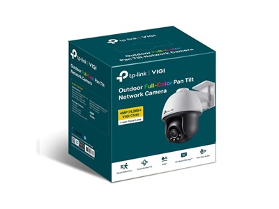 TP-Link, VIGI 4MP Outdoor ColorPro Night Vision Pan Tilt Network Camera (4MM)
