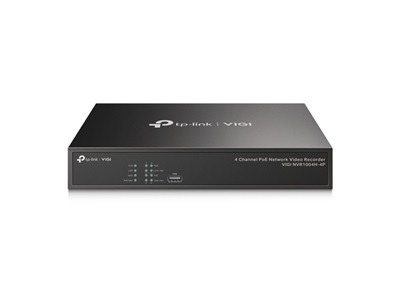 TP-Link, VIGI 4 Channel PoE+ Network Video Recorder