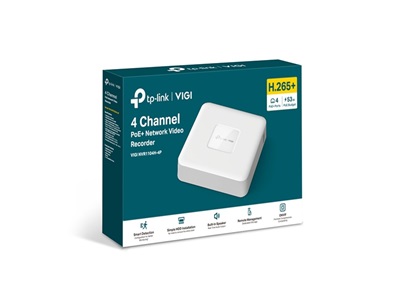TP-Link, VIGI 4 Channel PoE+ Network Video Recorder
