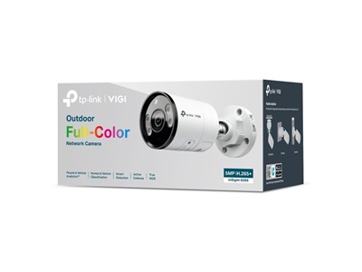 TP-Link, VIGI 5MP Outdoor Full-Color Bullet Network Camera (2,8MM)