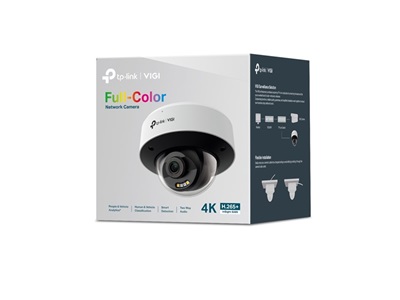 TP-Link, VIGI 8MP Full-Color Dome Network Camera (2,8MM)