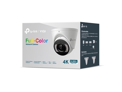 TP-Link, VIGI 8MP Full-Color Turret Network Camera (4MM)