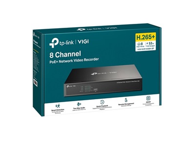 TP-Link, VIGI 8 Channel PoE+ Network Video Recorder