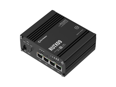 Teltonika RUTX09 Ipari LTE IoT Router, Dual-SIM, Cat 6, Összeszerelt