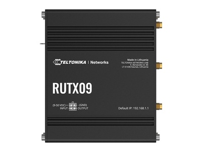 Teltonika RUTX09 Ipari LTE IoT Router, Dual-SIM, Cat 6, Összeszerelt