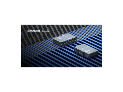 Teltonika TSW010 ipari 5 portos Ethernet switch, DIN sínre
