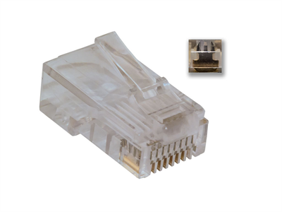 UTP Cat5e RJ45 Falkábel csatlakozó 100db/csomag