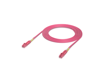 UUbiquiti, OM4 Duplex LC UPC Fiber Patch Cable, 3M, 50-pack