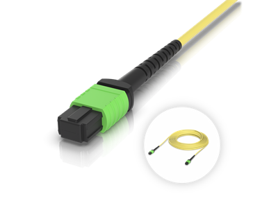 Ubiquiti, OM4 MPO-12 UPC Fiber Patch Cable, 10M