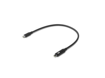 Ubiquiti, USB-C Cable with Charge Display, 0.3M, fekete