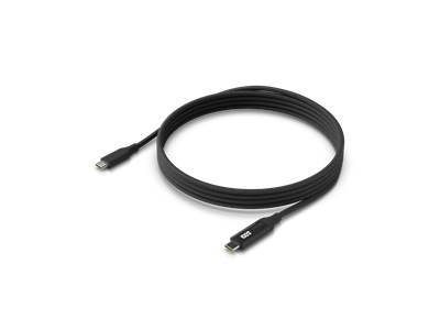 Ubiquiti, USB-C Cable with Charge Display, 2M, fekete