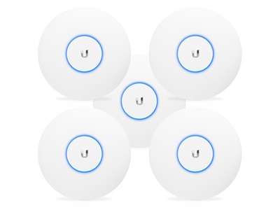 Ubiquiti, UniFi AC Pro 1300Mbit 802.11a/b/g/n/ac accesspoint (PoE adapter nélkül) - 5 pack