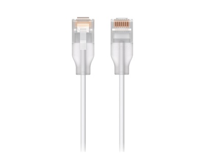Ubiquiti, UniFi Etherlighting Patch Cable, 0,3m, cat.6, áttetsző