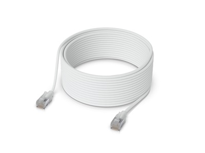 Ubiquiti, UniFi Etherlighting Patch Cable, 12m, Cat.6A, áttetsző