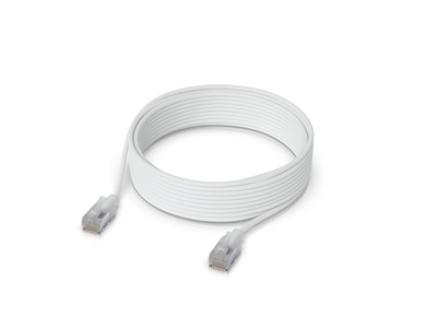 Ubiquiti, UniFi Etherlighting Patch Cable, 5m, Cat.6A, áttetsző