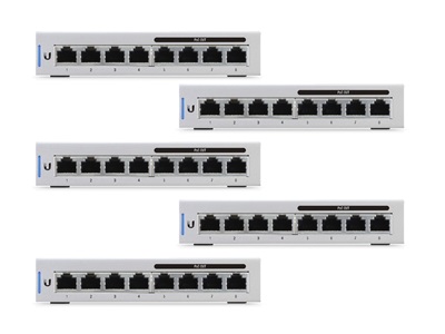 Ubiquiti, UniFi Switch 8 (60W) - 5 pack