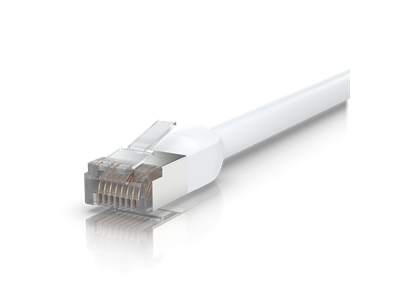 Ubiquiti, UniFi kültéri patch kábel, 3m, cat.5e, fehér
