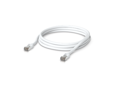 Ubiquiti, UniFi kültéri patch kábel, 3m, cat.5e, fehér